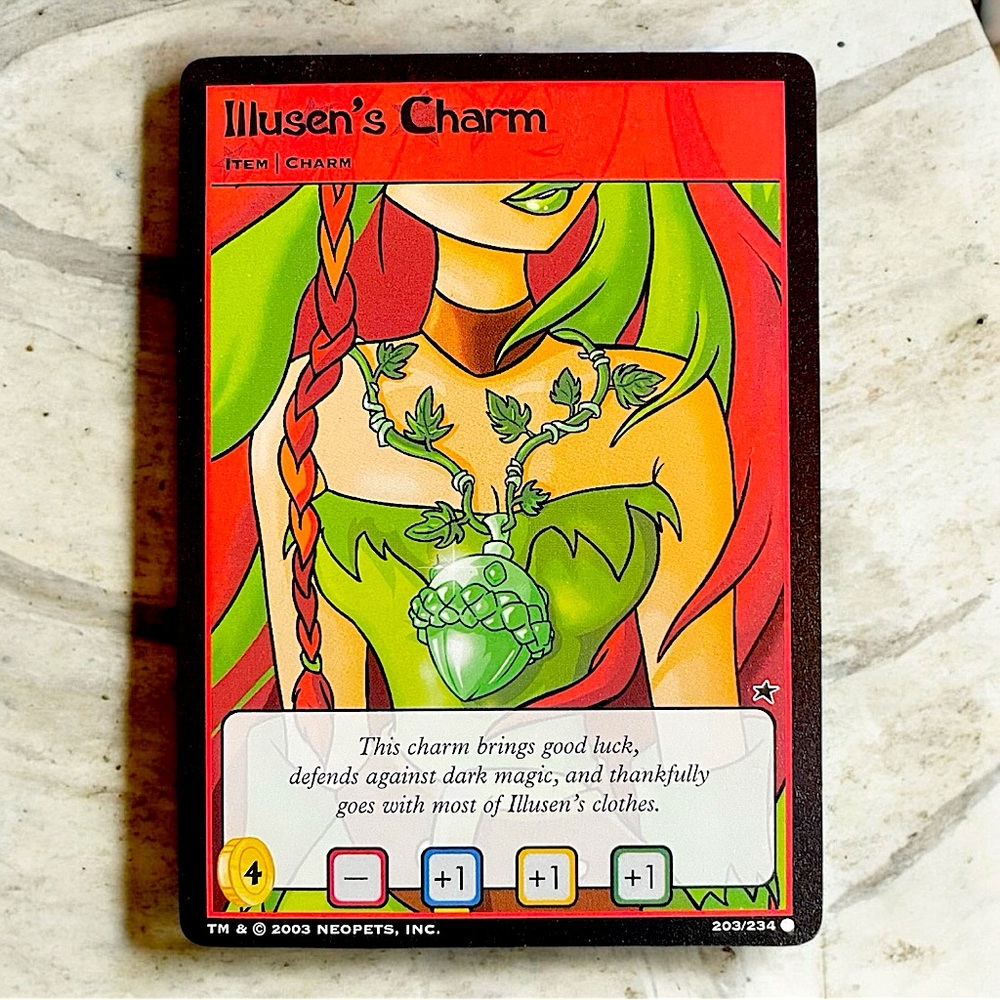 2003 “Illusen’s Charm” Neopets Card